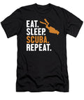 1 Eat Sleep Scuba Repeat Sport Diving Underwater Scuba Diver Graphics Lab T-Shirt