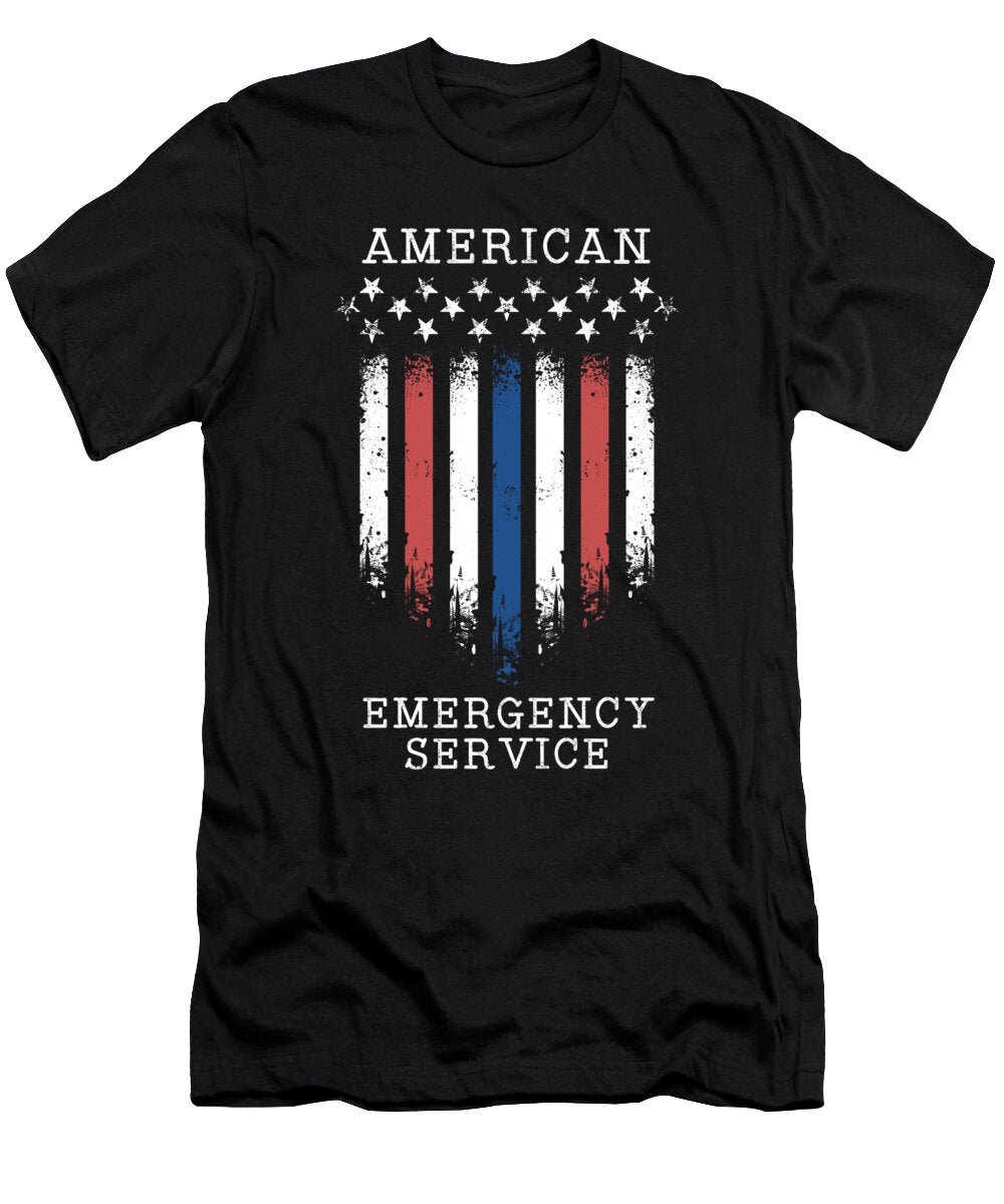 1 Emergency Medical Services Ems Ambulance Crazy Squirrel T-Shirt