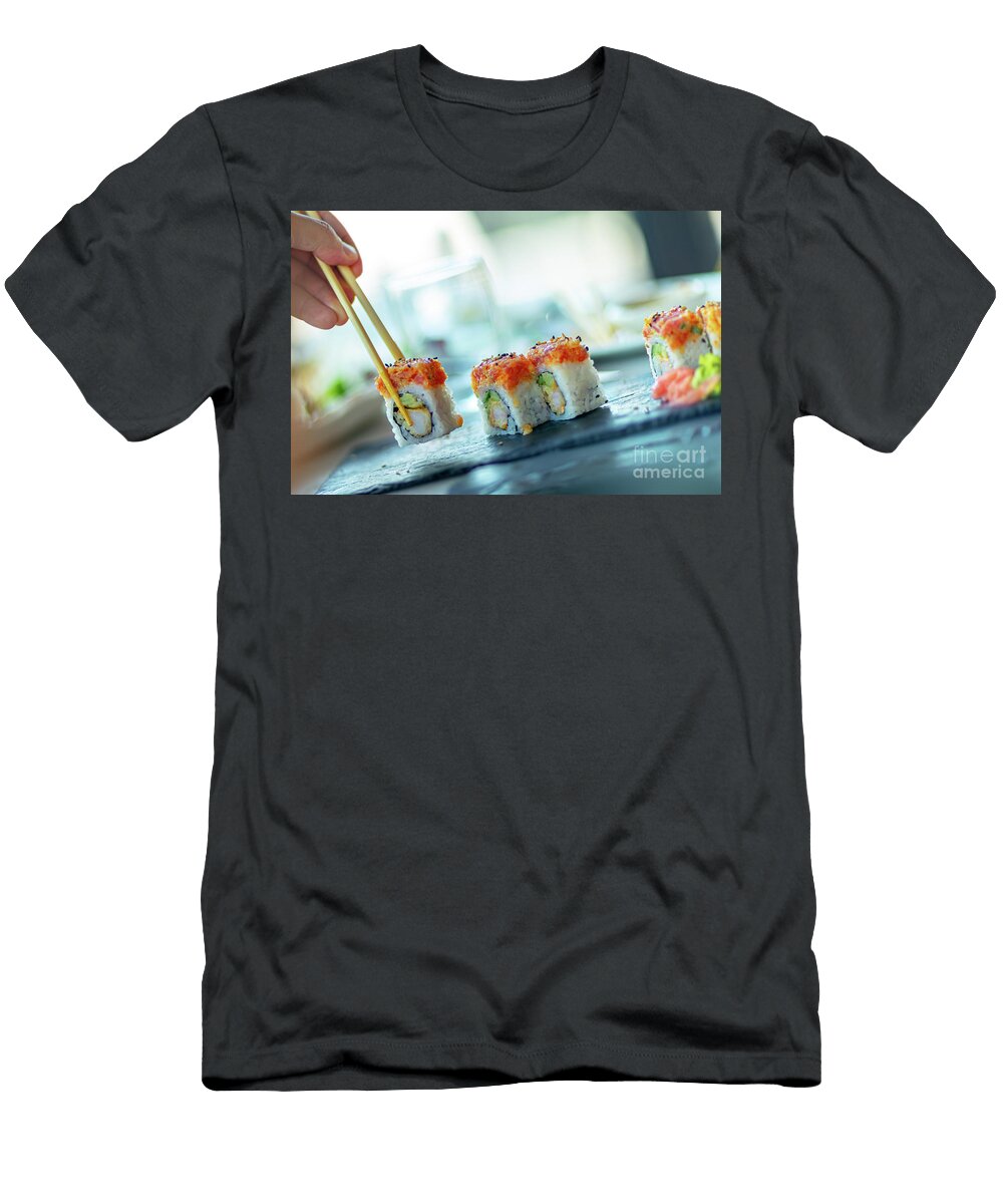 1 Enjoying Sushi Anna Om T-Shirt