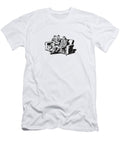 1 Family of Four on Couch Csa Images T-Shirt