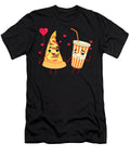 1 Fast Food Love Unhealthy Couple Mister T-Shirt