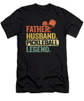 1 Father Husband Pickleball Legend Funny Pickleball Lisa Stronzi T-Shirt