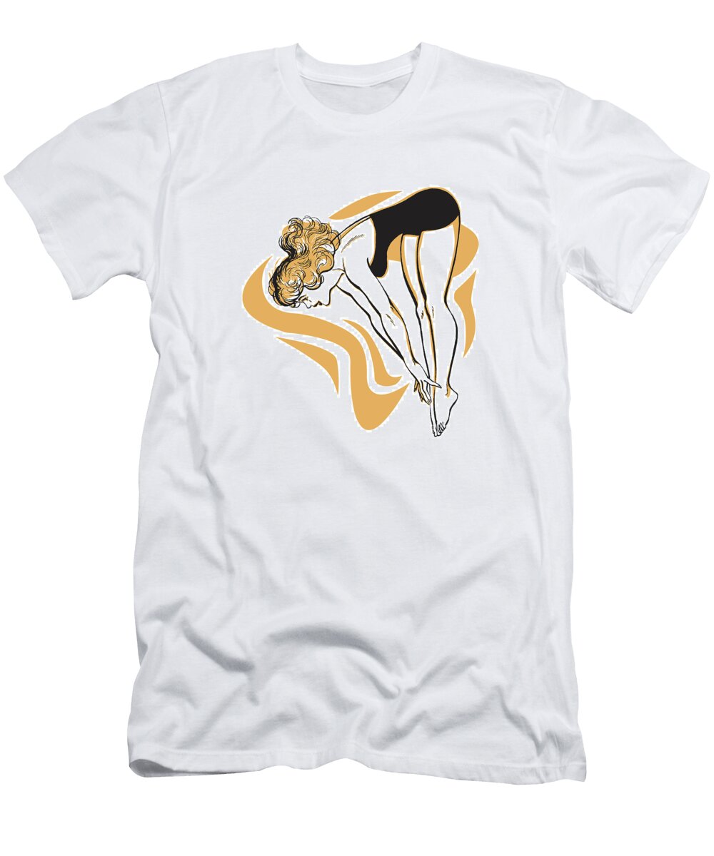 1 Female Diver in Pike Csa Images T-Shirt