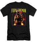 1 Fiery Fireman Fire Rescue Firefighting Firefighter Maximus Designs T-Shirt