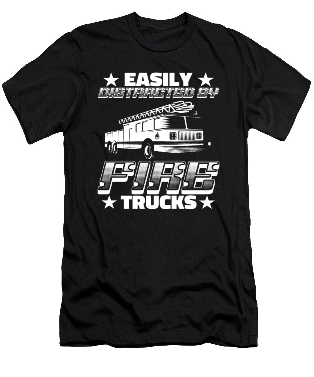 1 Fire Fighter Easily Distructed By Fire Trucks Tinh Tran Le Thanh T-Shirt