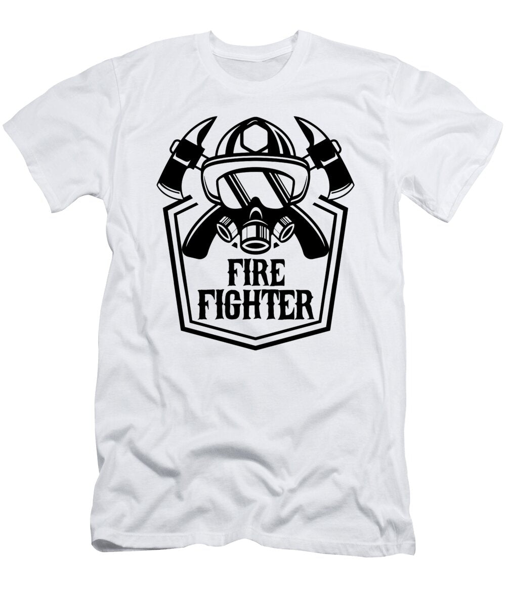 1 Fire Fighter Fireman Fire Ax First Responder Kanig Designs T-Shirt