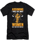 1 Firefighter Assuming Women Firefighting Toms Store T-Shirt