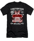 1 Firefighters Real Men Fight Fires Fireman Florian Dold Art T-Shirt
