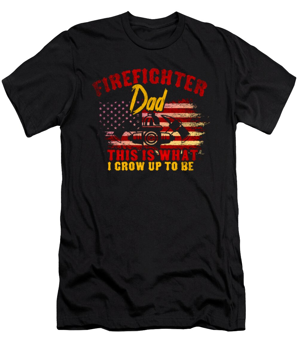 1 Fireman US Firefighter Dad Tinh Tran Le Thanh T-Shirt