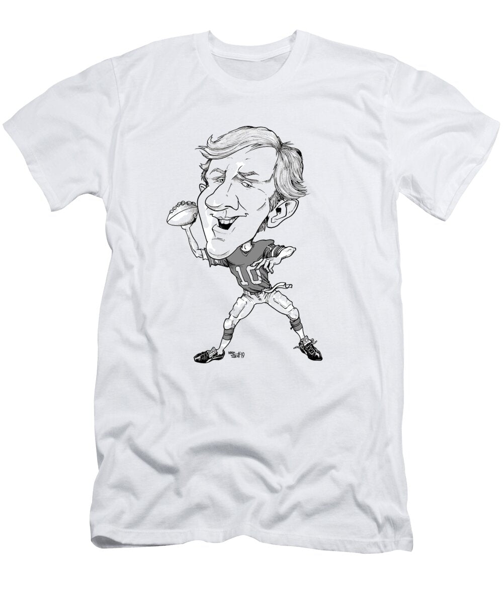 1 Fran Tarkenton Mike Scott T-Shirt