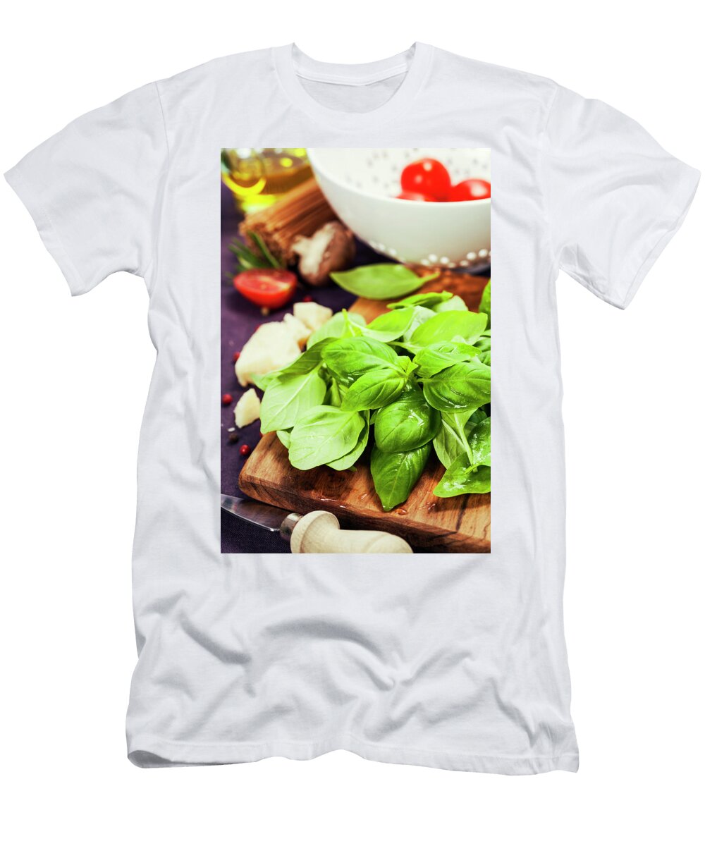 1 Fresh Basil and Ingredients Natalia Klenova T-Shirt