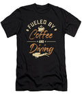 1 Fueled By Coffee and Diving Underwater Technical Scuba Diver Graphics Lab T-Shirt