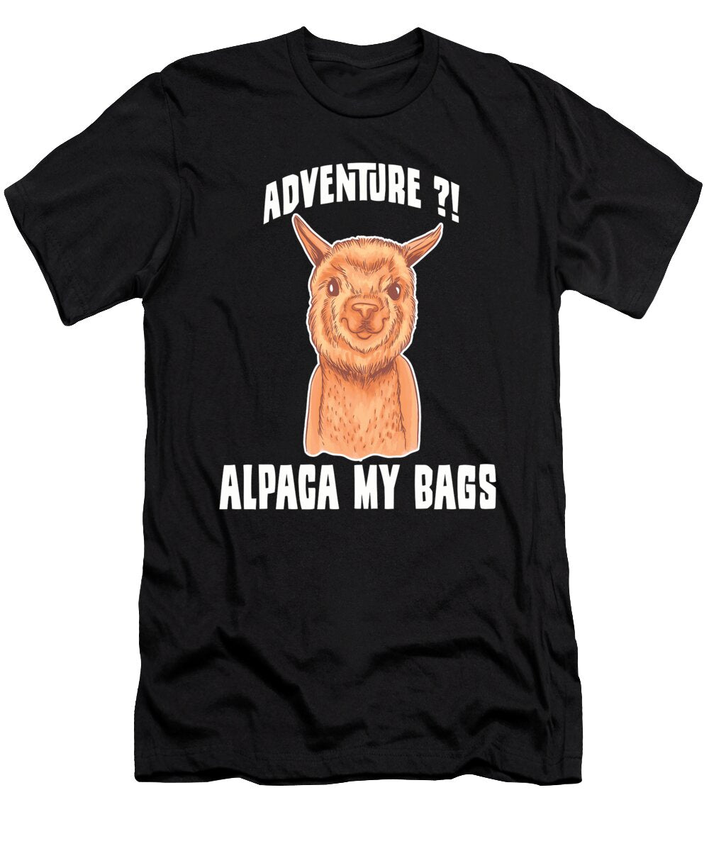 1 Funny Alpaca for Adventurers Benjamin Burkert T-Shirt