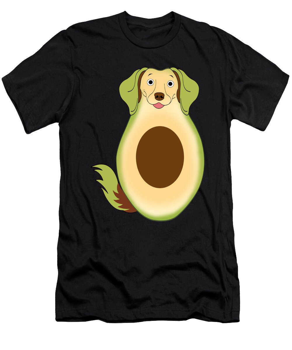 1 Funny Avocado Dog Foodie Gift Muc Designs T-Shirt
