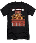 1 Funny Bartender Design Gift for Barman Barmaid and Mixologists Making Cocktails Beer and Alcoholic Drinks Martin Hicks T-Shirt