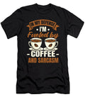 1 Funny Coffee Barista Cafe Roaster Roasting in My Defense Crazy Squirrel T-Shirt