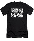 1 Funny Coffee Cafe Roaster Barista Roasting in My Defense Crazy Squirrel T-Shirt