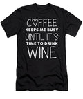 1 Funny Coffee Shop Wine Glass Vineyard Barista Gift Muc Designs T-Shirt