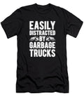 1 Funny Easily Distracted By Garbage Trucks Garbage Truck Crazy Squirrel T-Shirt