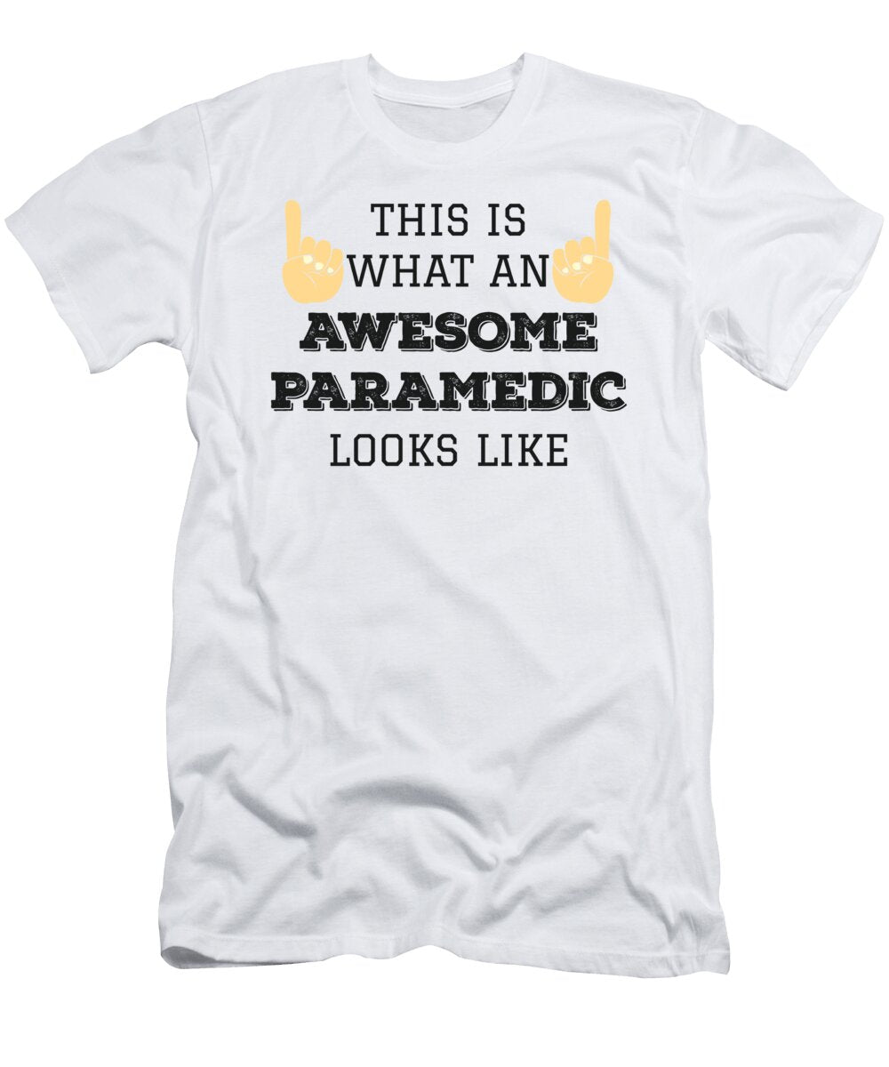 1 Funny Emt Ems Awesome Paramedic Paramedic School James C T-Shirt