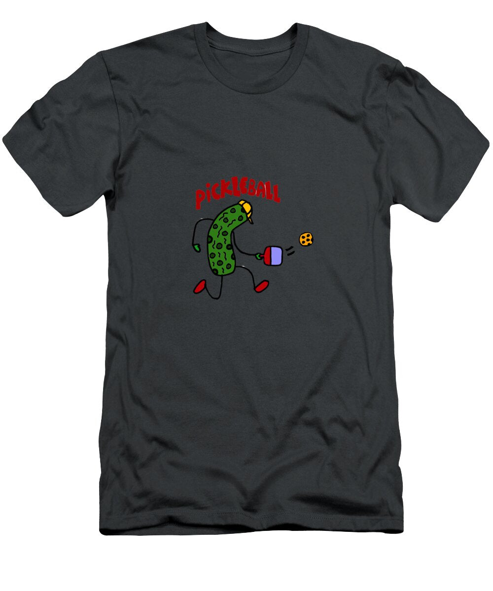 1 Funny Pickle Playing Pickleball Sibainu T-Shirt