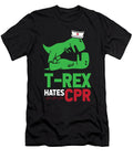1 Funny Trex Nursing Nurse Hospital Caretaker T Rex Hates Cpr Crazy Squirrel T-Shirt
