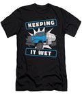 1 Funny Truck Driver Rig Trucker Trucking Water Truck Driver Crazy Squirrel T-Shirt