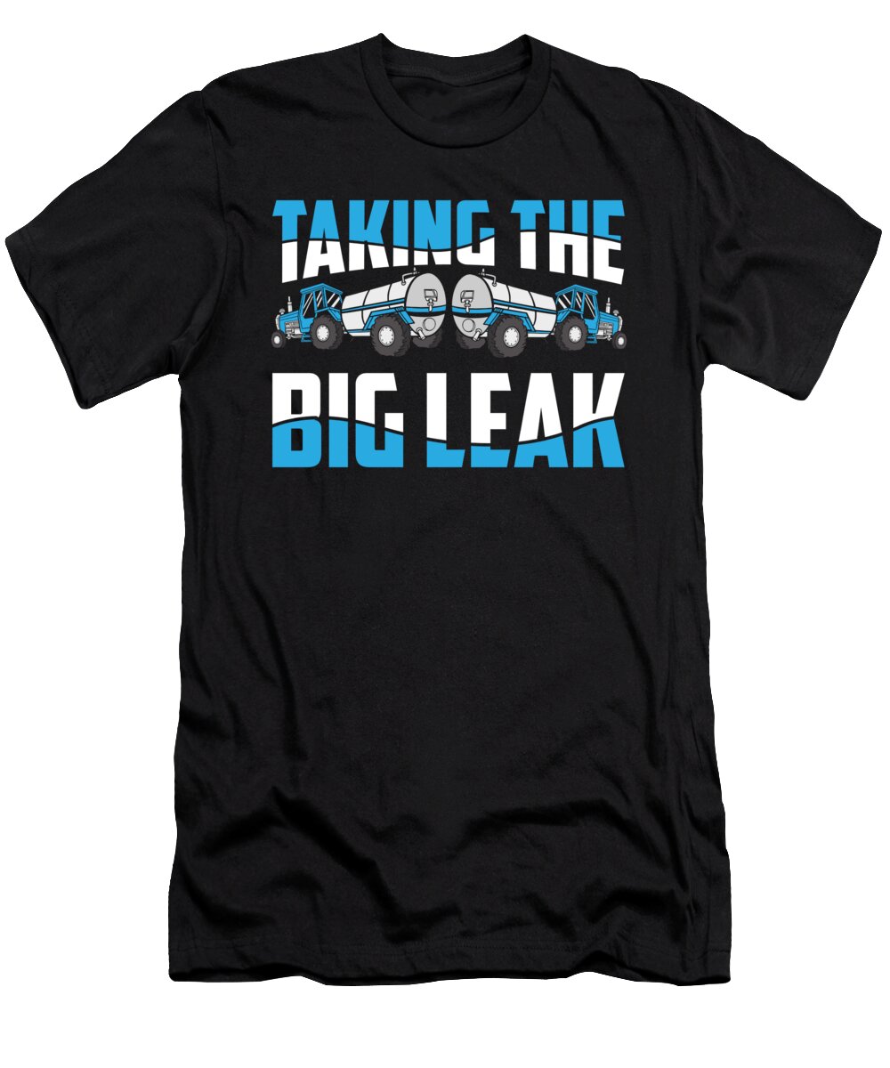 1 Funny Truck Driver Rig Trucking Trucker Water Truck Driver Crazy Squirrel T-Shirt