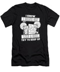 1 Gin Girl Drinks Alcohol Cocktail Tonic Gin Crazy Squirrel T-Shirt