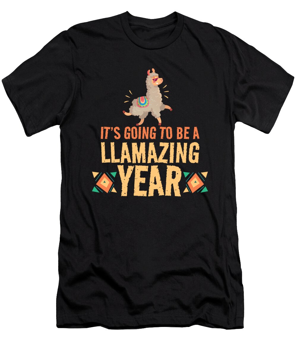 1 Going to Llamazing Happy New Year 2020 Holiday Gift Haselshirt T-Shirt