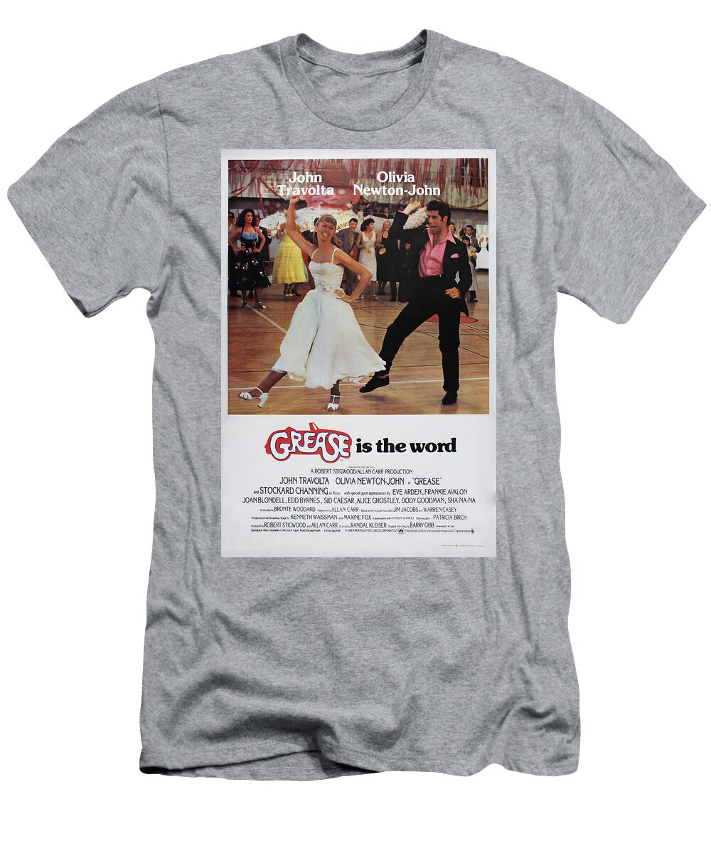 1 Grease 1978 Comedy Musical Romance Retro Movie Poster Upscaled T-Shirt