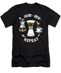 1 Grind Brew Repeat Coffee Ritual Moon T-Shirt