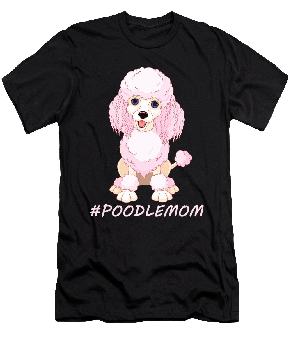 1 Hashtag Poodle Mom Poodle Mom Eboni Dabila T-Shirt