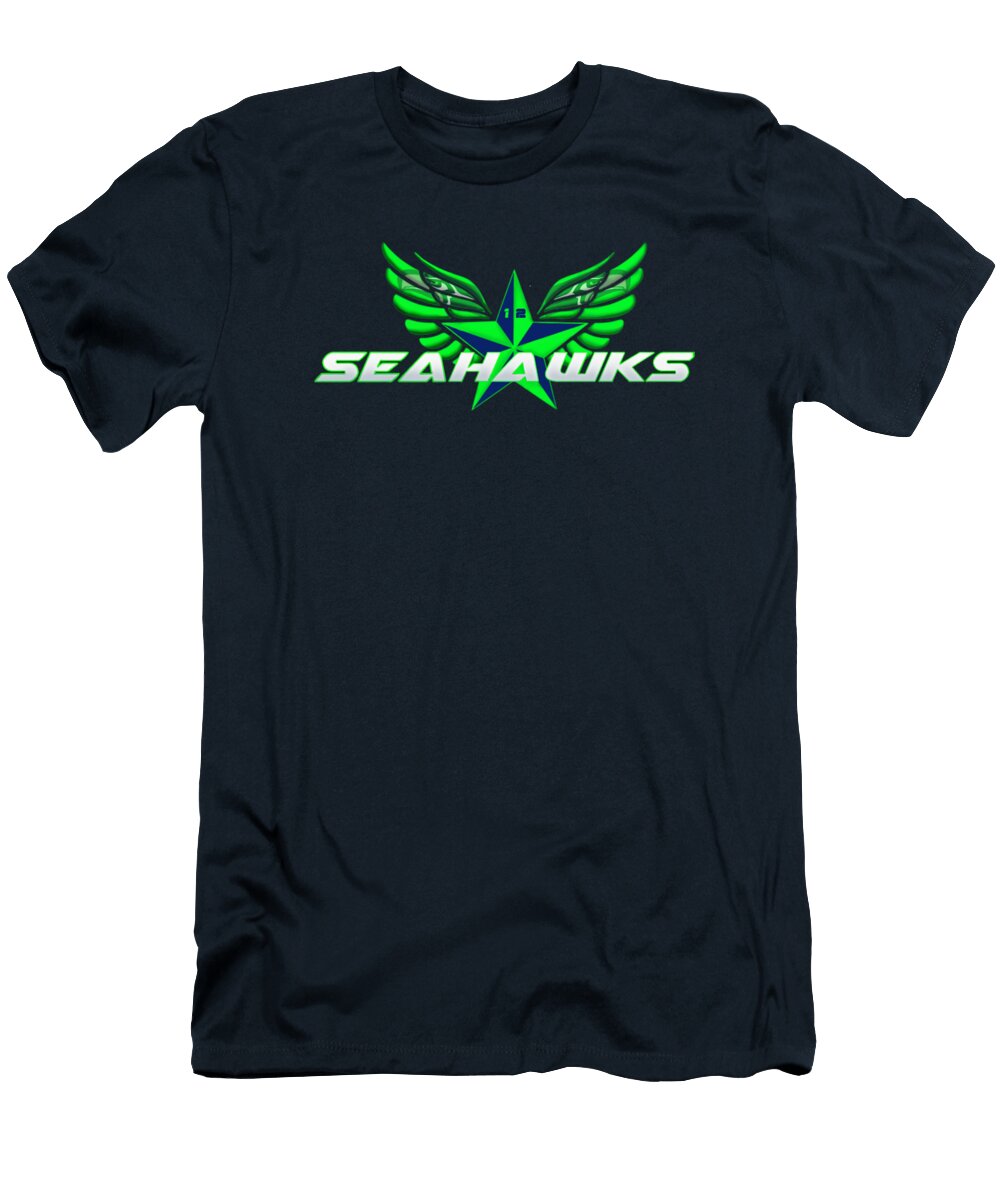 1 Hawks Wings Douglas Day Jones T-Shirt
