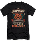 1 Head Bartender We Do Precision Job Gift Item Shi Hu Kang T-Shirt