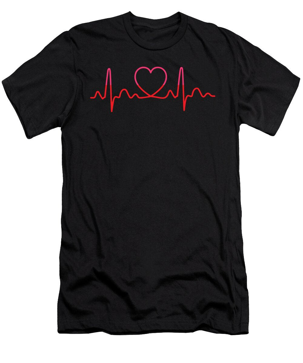1 Heartbeat Heart Rate Pulse Gift Idea Haselshirt T-Shirt