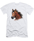 1 Horse Portrait Salmoneggs T-Shirt