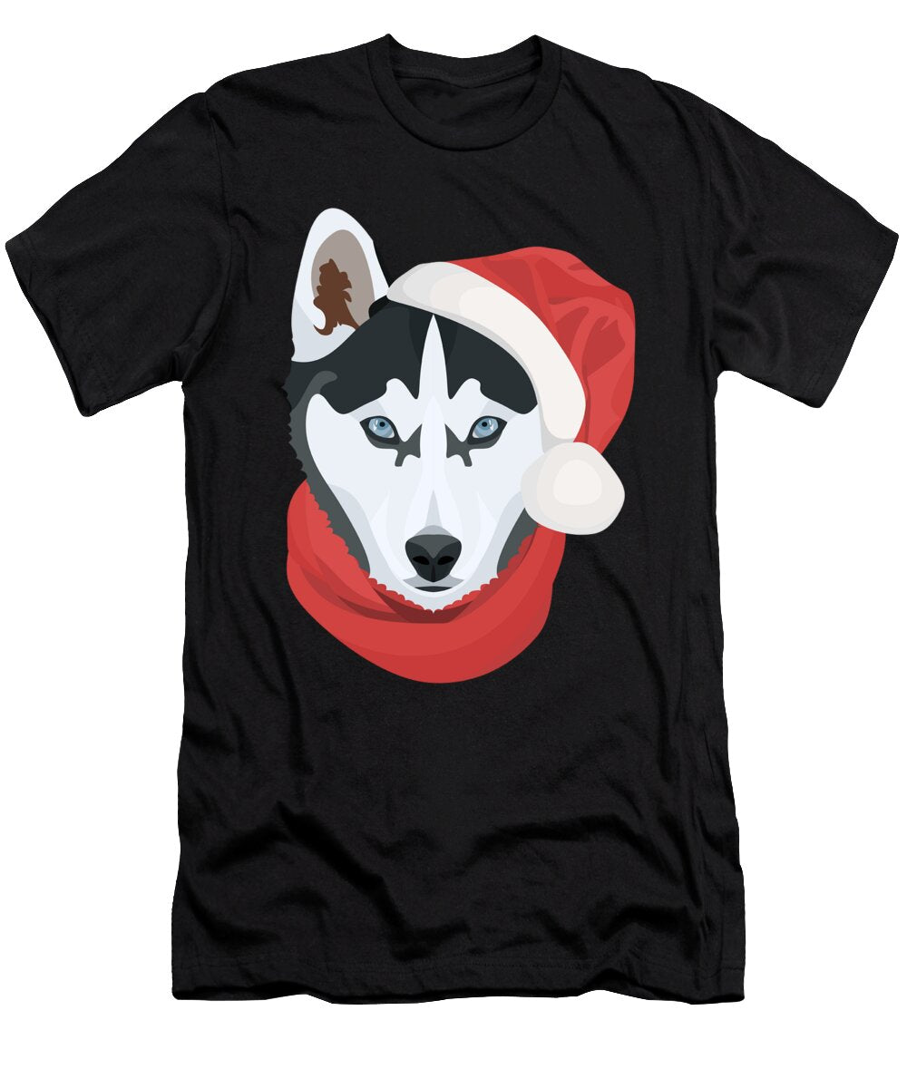 1 Husky Christmas Greenoptix T-Shirt