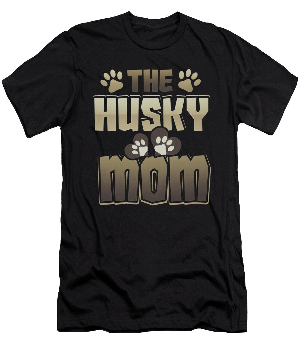 1 Husky Mom Dog Lover Husky Lover Kanig Designs T-Shirt