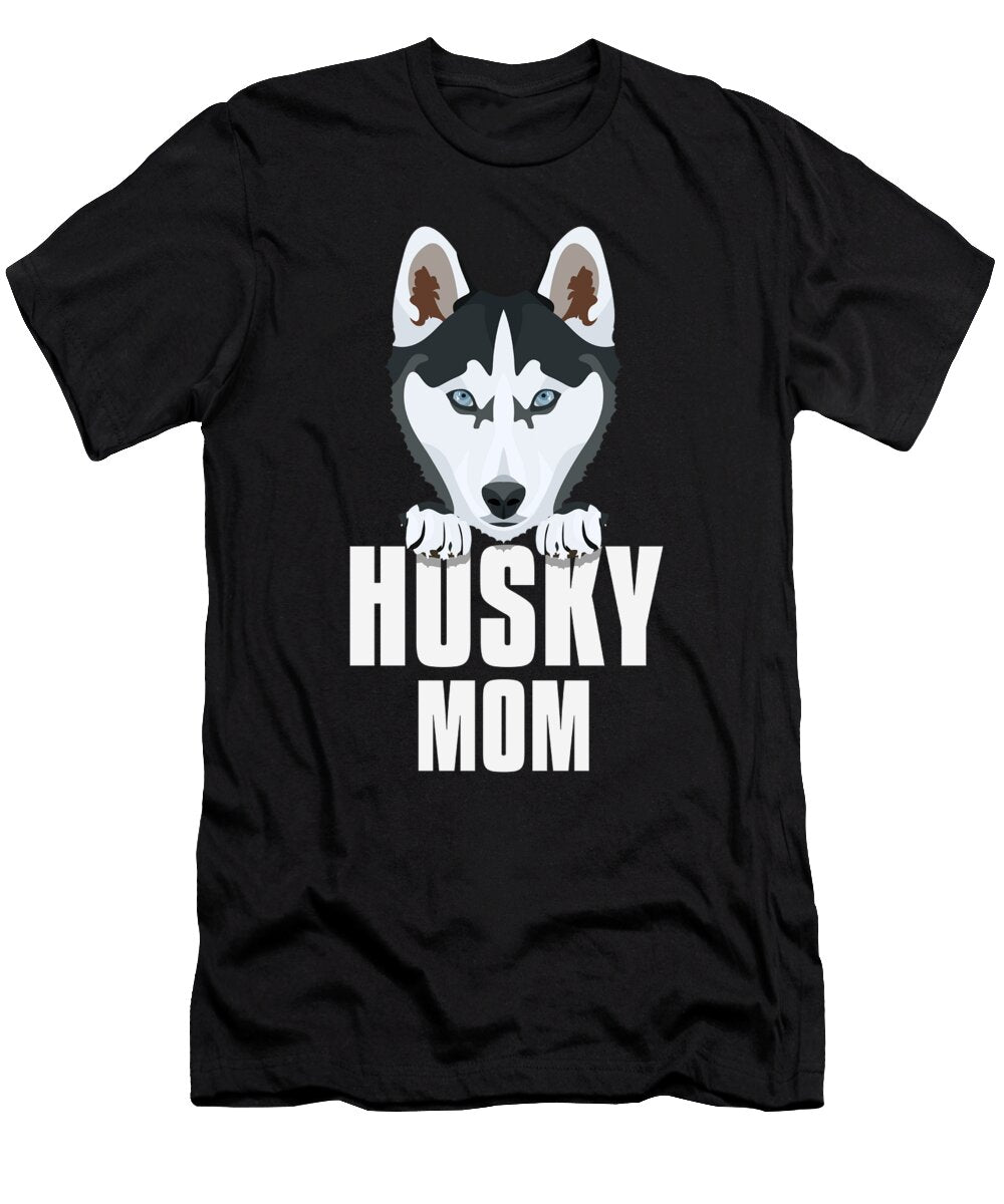 1 Husky Mom Dog Mom Greenoptix T-Shirt