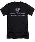 1 I Cant I Have Plans with My Bulldog Purple Kaylin Watchorn T-Shirt