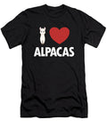 1 I Love Alpacas Vicuna Guanaco Llama Breeder Alpaca Marco Rothe T-Shirt