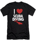 1 I Love Scuba Diving Underwater Technical Scuba Diver Graphics Lab T-Shirt