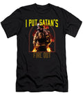 1 I Put Satans Fire Out Fireman Firefighter Firefighting Maximus Designs T-Shirt