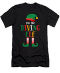 1 Im the Diving Elf Matching Christmas Vintage and Words T-Shirt