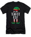 1 Im the Toast Elf Matching Christmas Vintage and Words T-Shirt