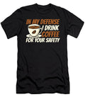 1 in My Defense Roaster Roasting Cafe Barista Funny Coffee Crazy Squirrel T-Shirt