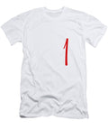 1 in Red Simple Script Custom Home Fashions T-Shirt