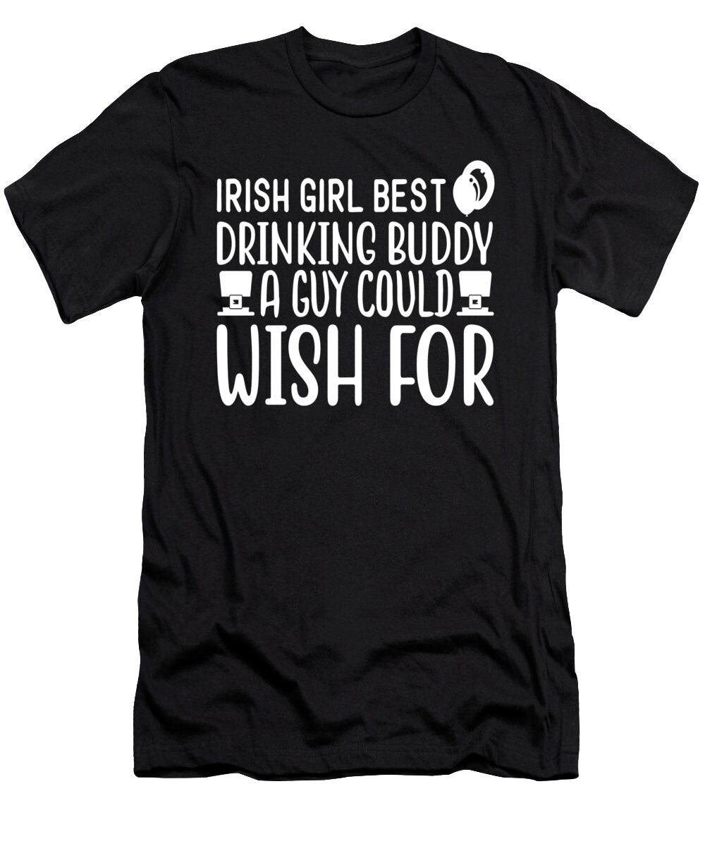 1 Irish Girl St Patricks Day Calnyto T-Shirt