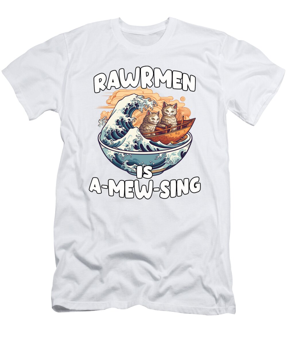 1 Japanese Ramen Artwork for Otakus Anime Fans Benjamin Burkert T-Shirt
